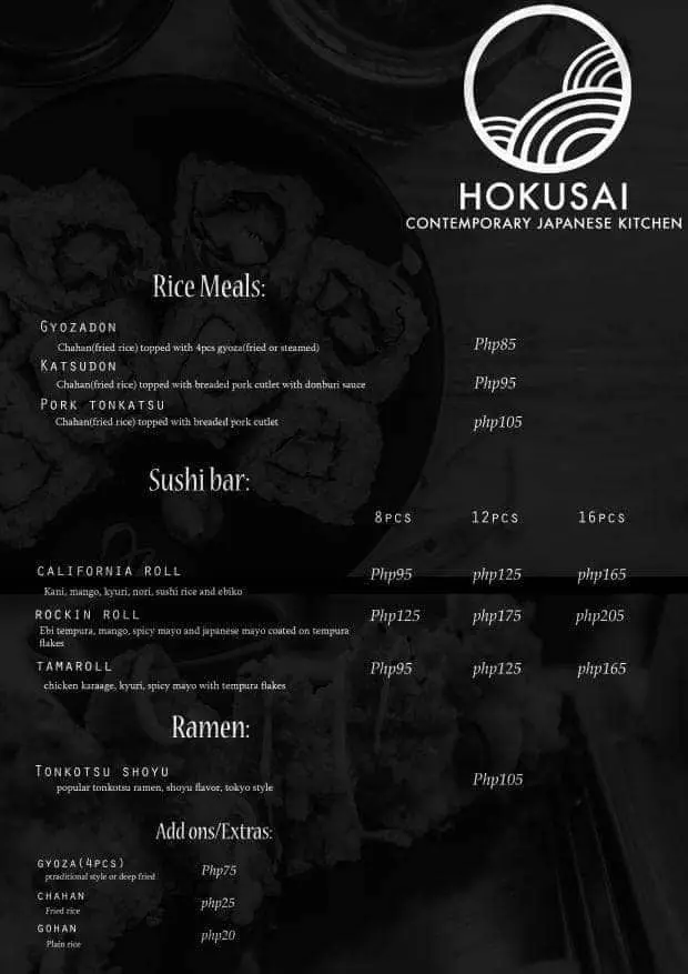 Hokusai Food Photo 1