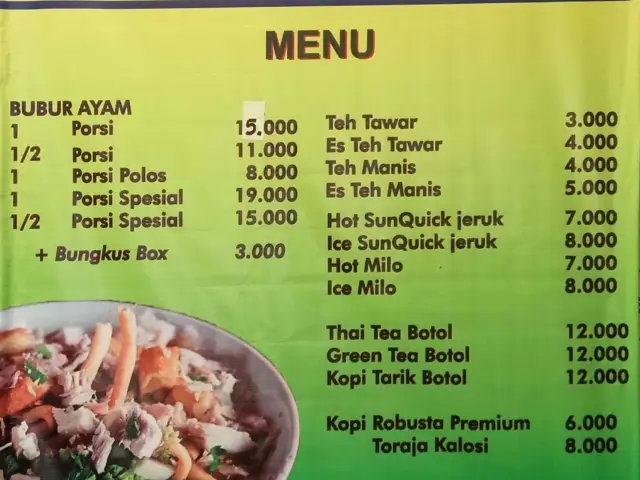 Gambar Makanan Bubur Ayam Jakarta 1