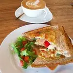 Simple Sandwich And Coffee Food Photo 1