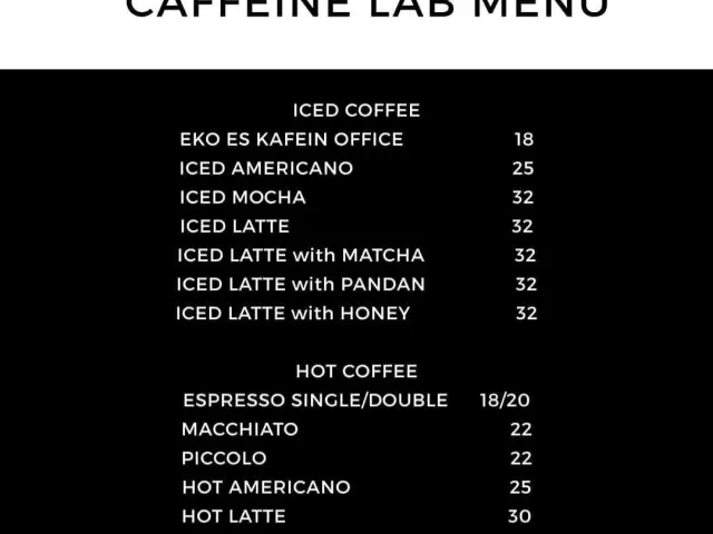 Gambar Makanan Caffeine Lab 1