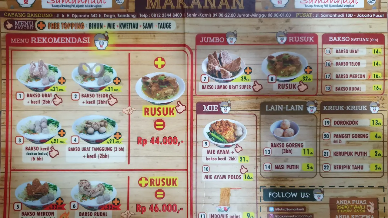 Bakso Rusuk Samanhudi