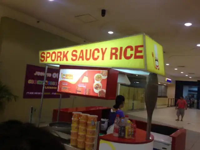 Spork Saucy Rice Food Photo 1