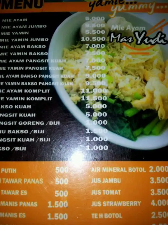 Gambar Makanan Mie Ayam Mas Yudi 15