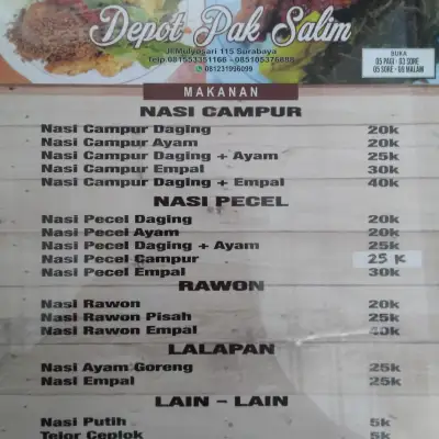 Depot Nasi Campur Pak Salim