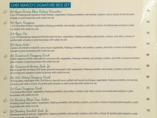 Gambar Makanan Marco Padang Grill 3