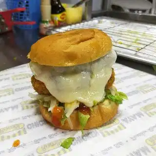 Burger Station Cheese Leleh Food Photo 2