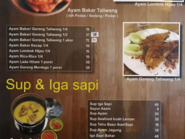 Gambar Makanan De'Cak Ayam Taliwang & Seafood Pantai Senggigi 2