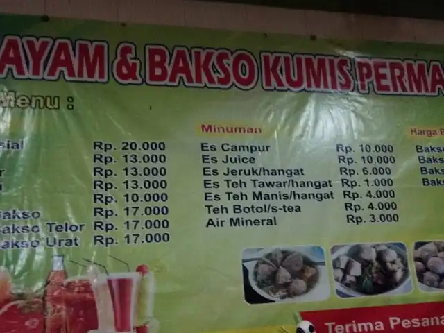 Gambar Makanan Bakso Kumis Permai 12