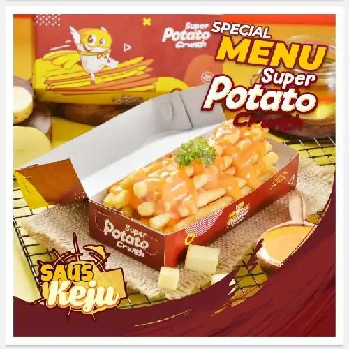 Gambar Makanan Super Potato Crunch and Kentang Spiral, SMK TRIKARYA 3