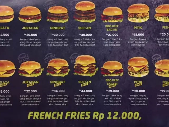 Gambar Makanan Burger Bangor 1