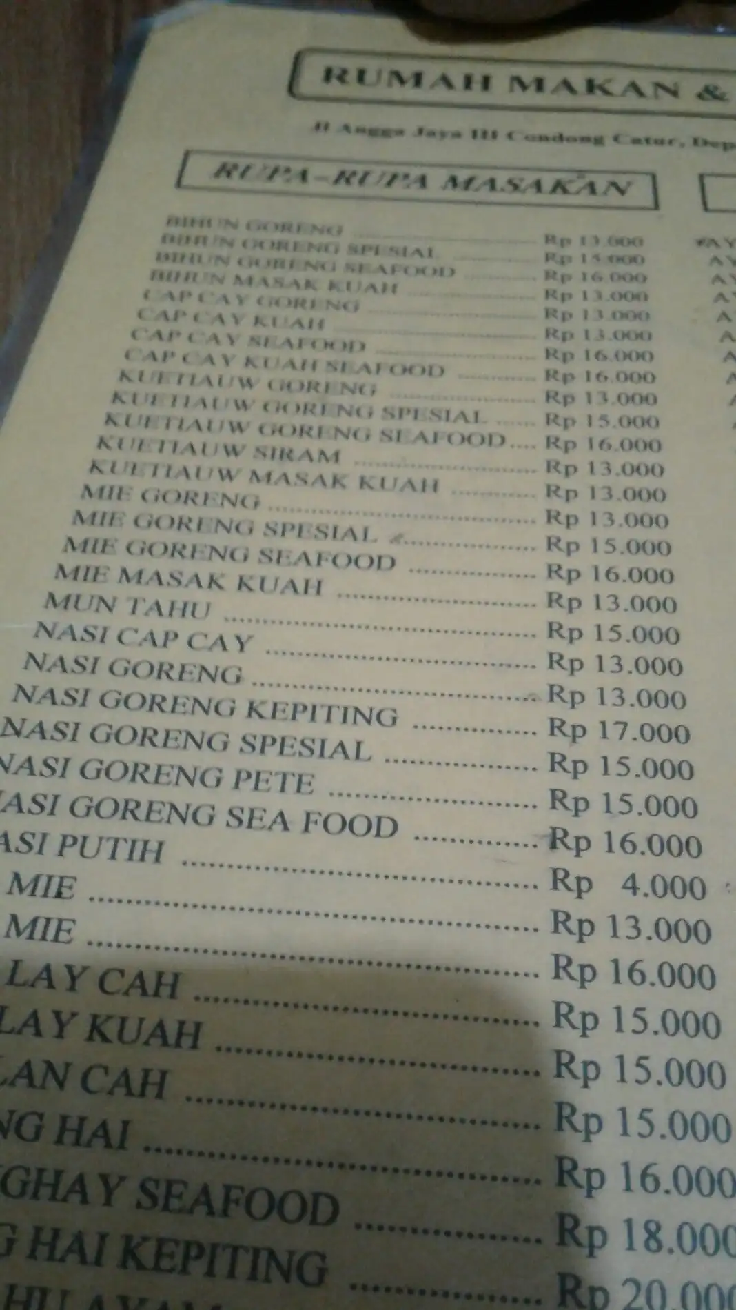 Restoran & Seafood 99