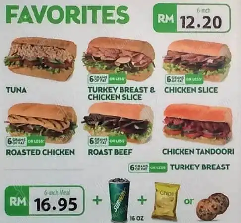 Subway @ Menara Bumiputera Commerce Food Photo 4