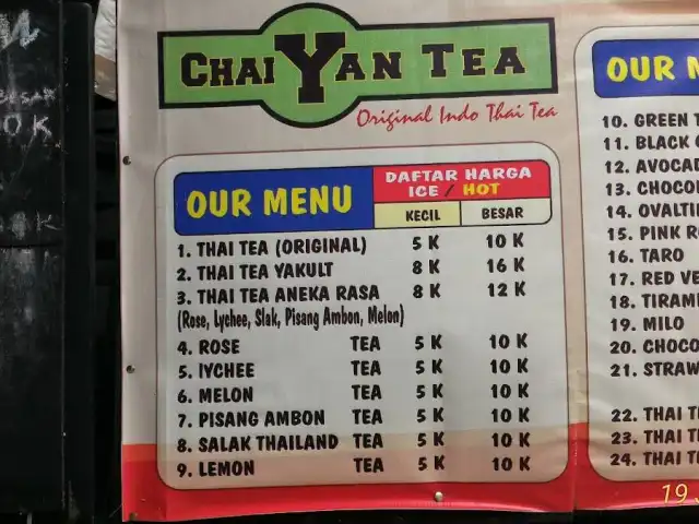Gambar Makanan chai yan tea burujul 3