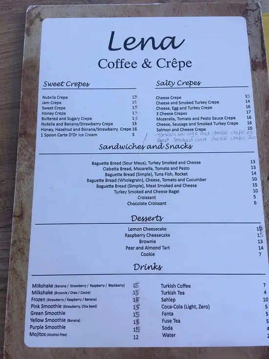 Lena Coffee&Crepe'nin yemek ve ambiyans fotoğrafları 16