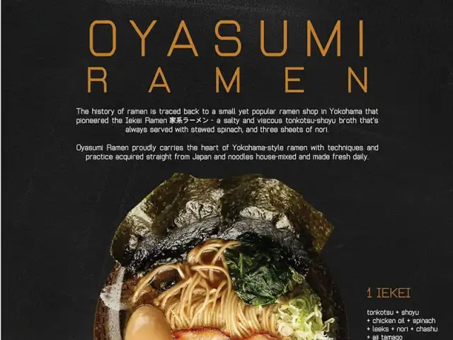 Oyasumi Ramen Food Photo 1