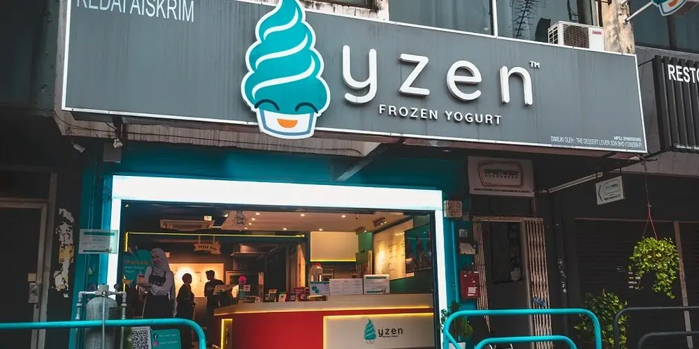 Yzen Frozen Yogurt @Cyberjaya