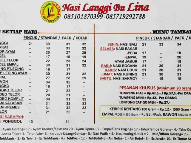 Gambar Makanan nasilanggibulina.com 2