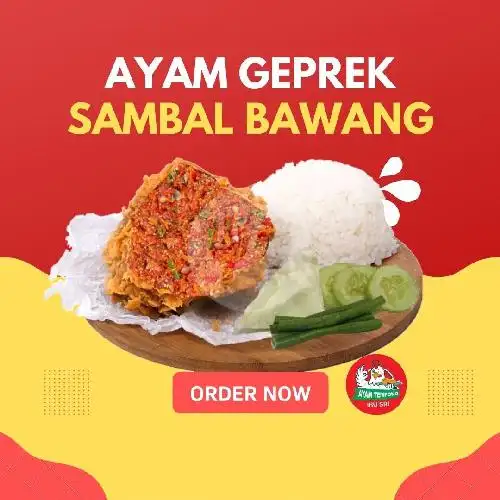 Gambar Makanan Ayam Tempong Ibu Sri, Gelogor Carik 2