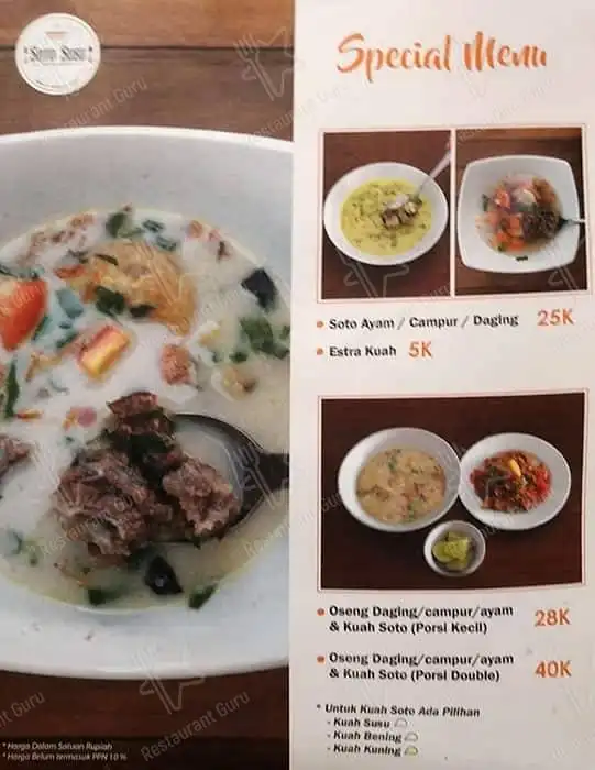 Gambar Makanan Soto Susu at Plaza Semanggi 3