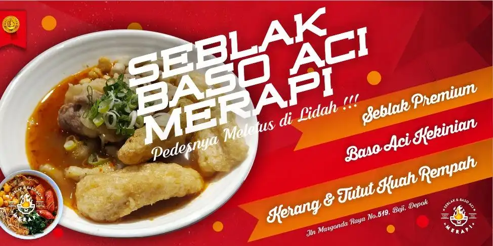 Seblak Baso Aci Merapi, Beji