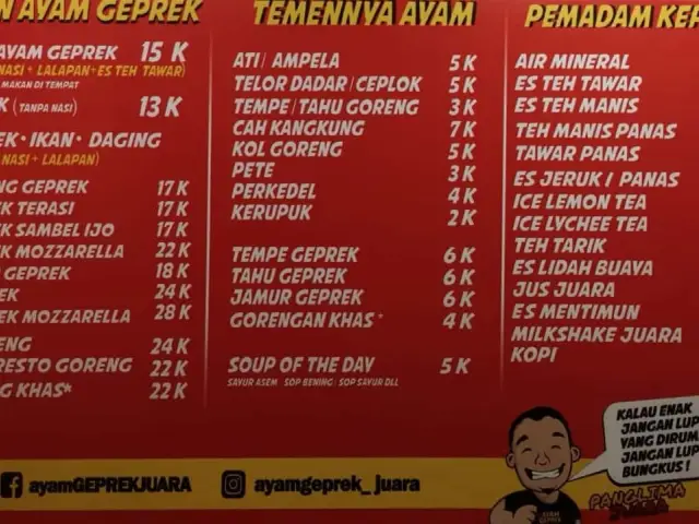 Gambar Makanan Ayam Geprek Juara Sambel Korek 17