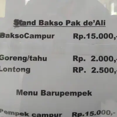 StandBaksoPakDeAli