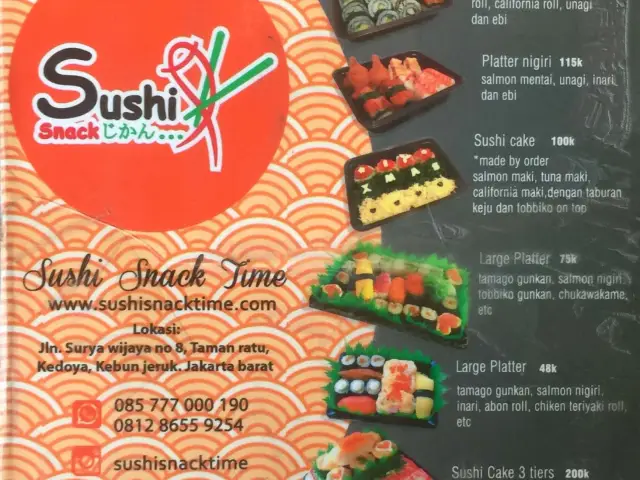 Gambar Makanan Sushi Snack Time 19