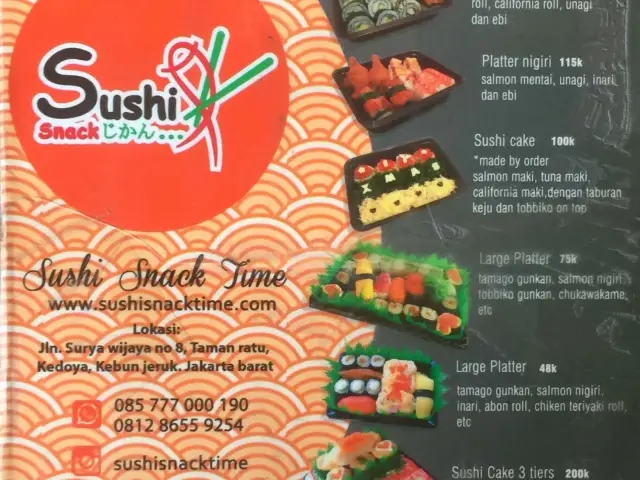 Gambar Makanan Sushi Snack Time 2