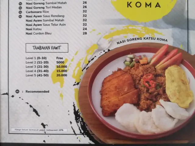 Gambar Makanan Koma Cafe 16