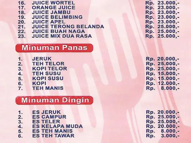 Gambar Makanan Restoran Sederhana SA 2