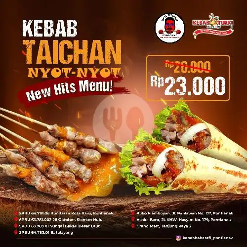 Gambar Makanan Kebab Turki Baba Rafi, Flamboyan 7