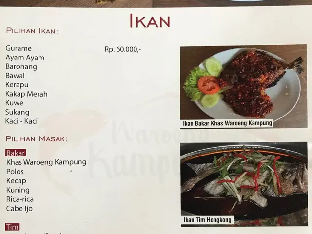 Gambar Makanan Waroeng Kampoeng Seafood & Ropang 4