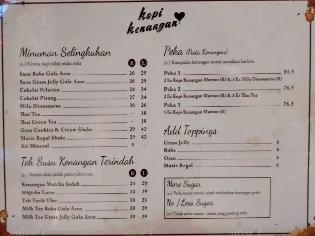 Kopi Laka Laka Mega Bekasi