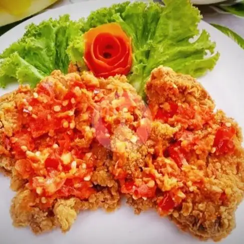 Gambar Makanan Ayam Geprek 1112 Sambel Merah Putih 13