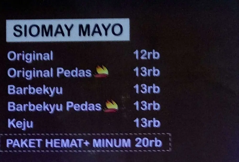 Siomay Mayo Arjuna