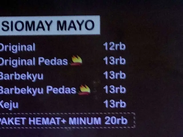 Siomay Mayo Arjuna