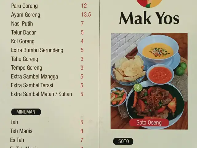 Gambar Makanan Soto Gerobak Mak Yos 6