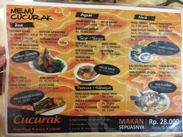 Gambar Makanan Cucurak Warung Sunda 5