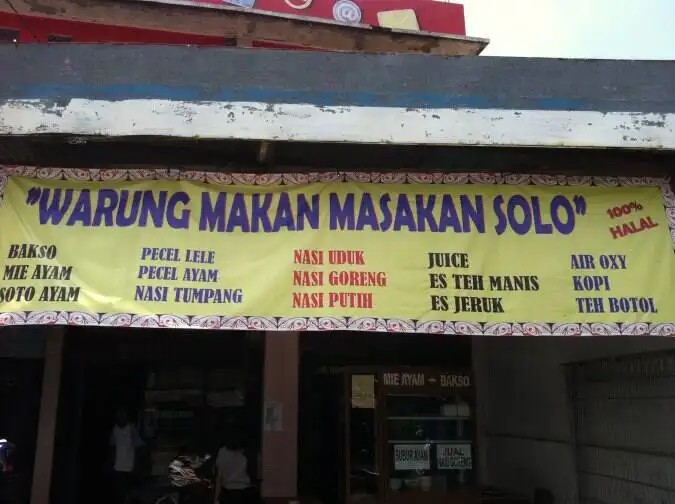 Warung Makan Masakan Solo