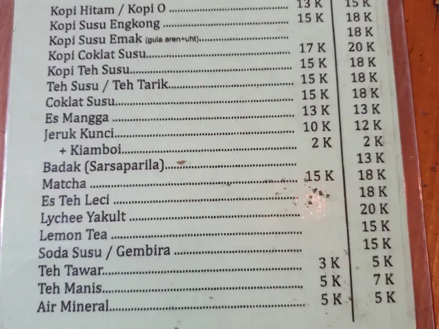 Gambar Makanan Kong Djie Coffee 12