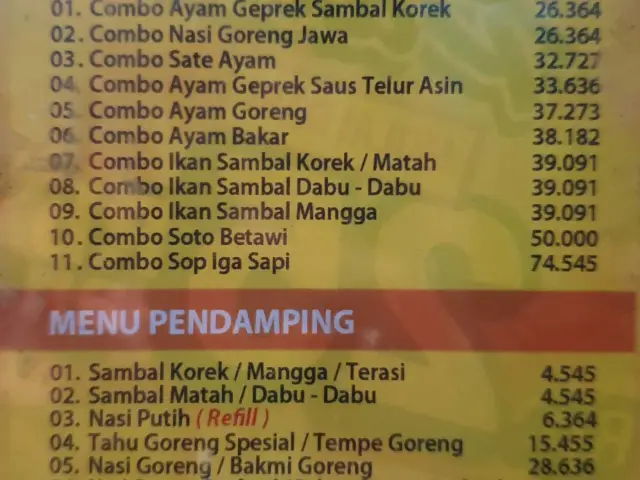 Gambar Makanan D' Cost 20