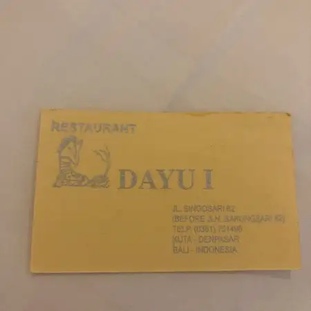 Dayu I Restaurant