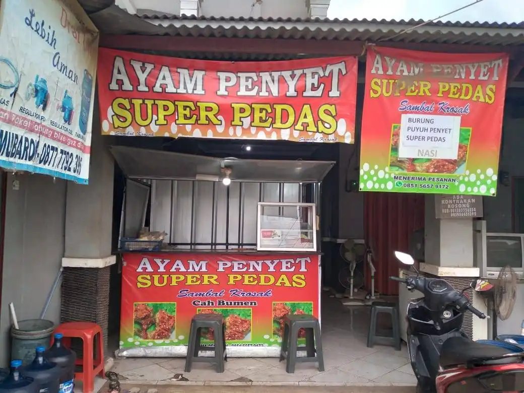 Ayam penyet super pedas ozan