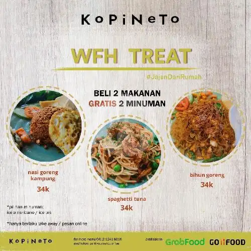 Gambar Makanan Kopineto Coffee, Karet Pedurenan 7