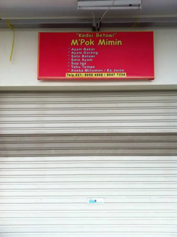 Kedai Betawi Mpok Mimin