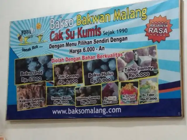 Gambar Makanan Bakso Malang Cak Su Kumis Aa16 No 27 11