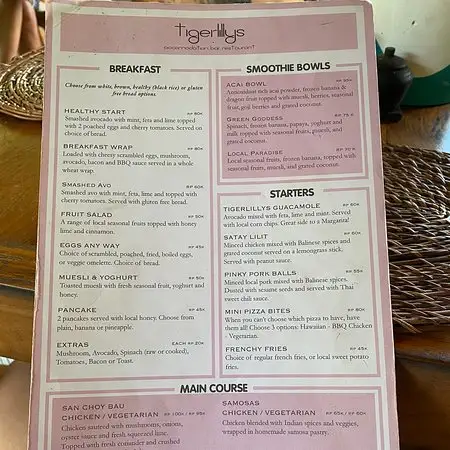 Gambar Makanan Tigerlillys Restaurant & Bar 17