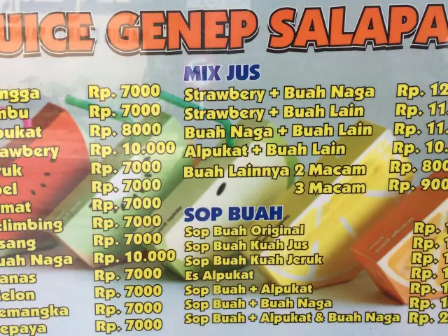 Gambar Makanan Genep Salapan Juice 1