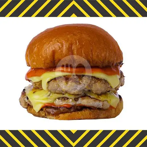 Gambar Makanan Burger Front - Simpang Kuda 10