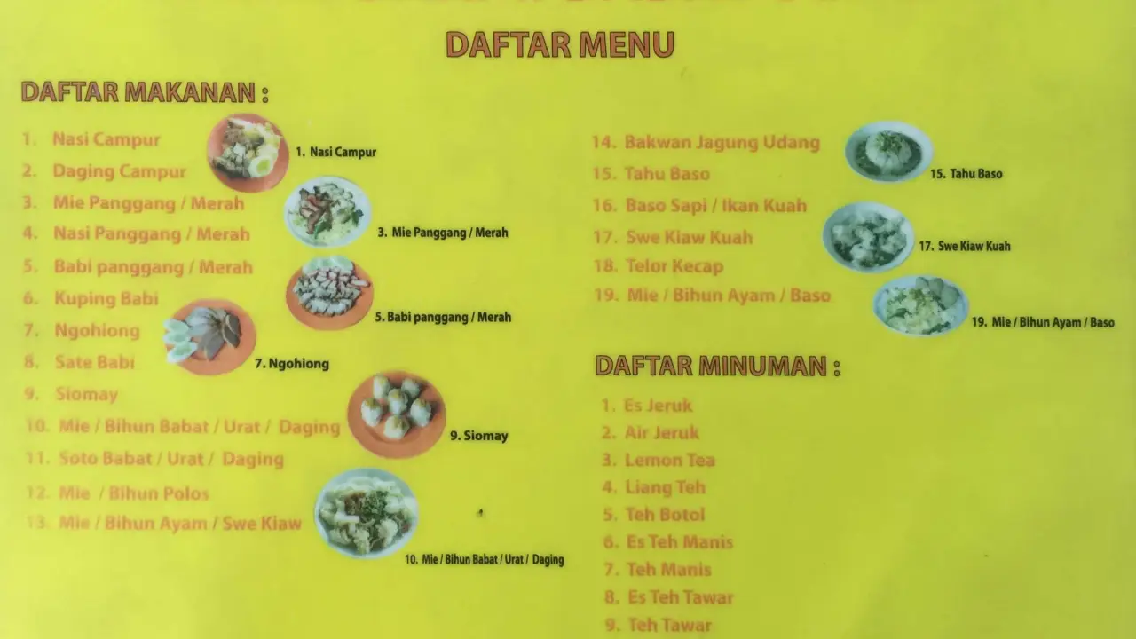 Kedai Bakmi Babat Senen